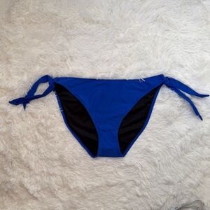 Colloyes Womens Bikini Bottom XL Royal Blue Swimsuit Beach Tropical Adjustable